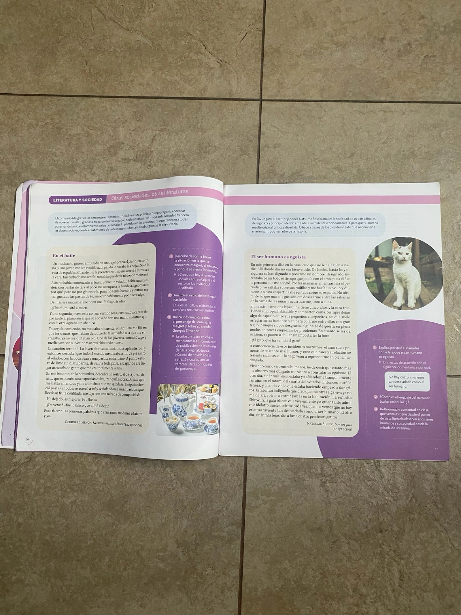 Livre de langue castillane 4 ESO Santillana – Itinéraires de lecture (cahier) – photo 5